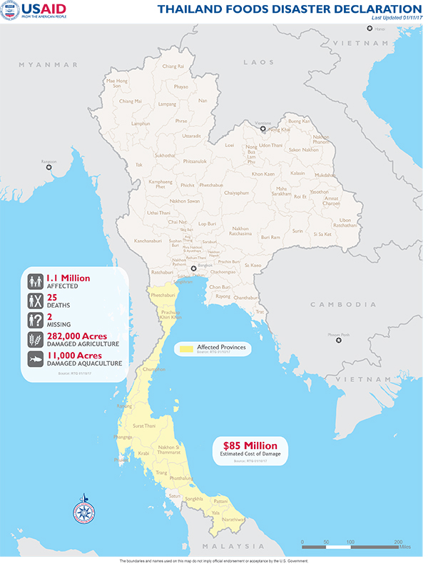 Thailand Map - 01-11-2017