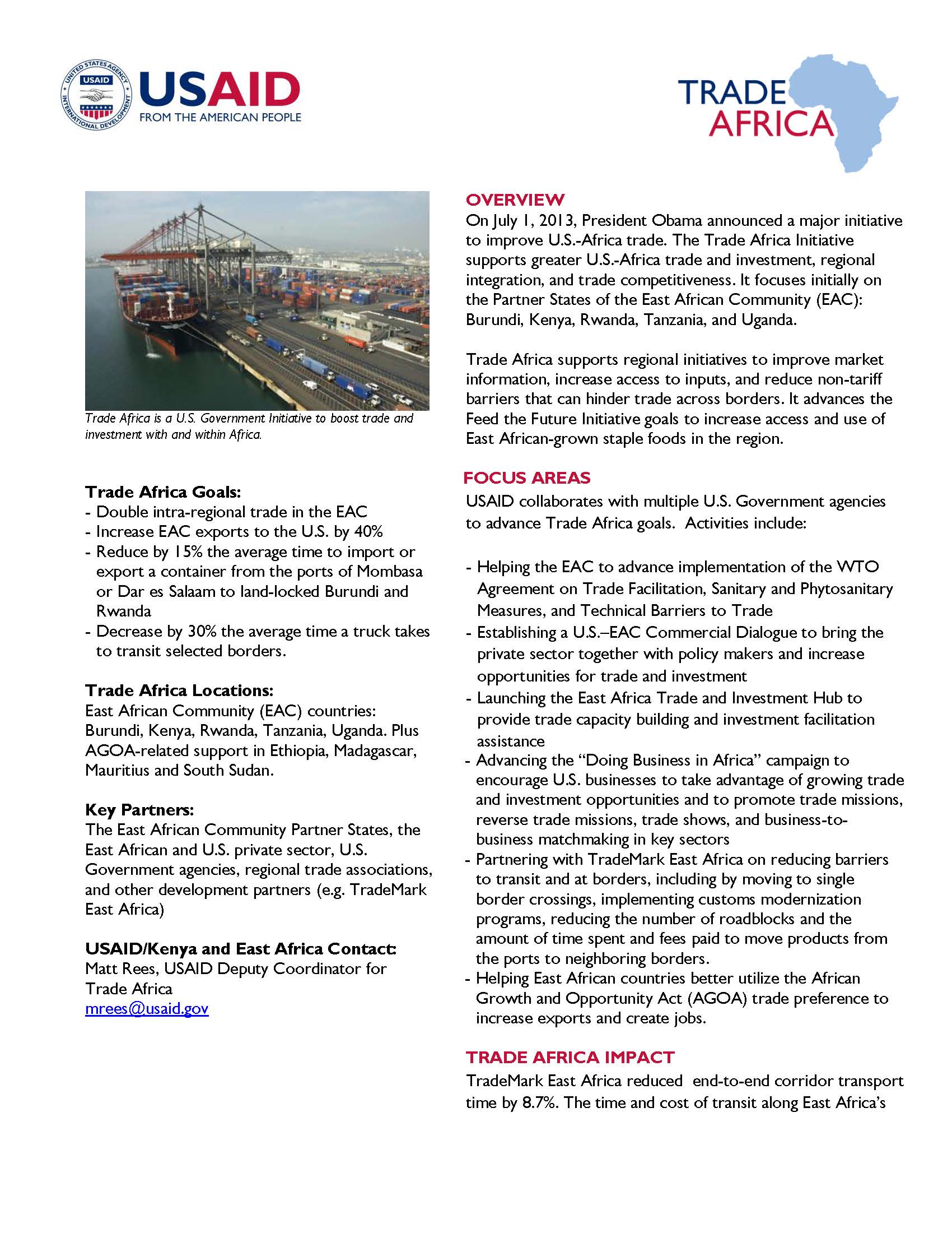 Trade Africa Fact Sheet