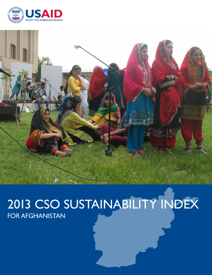 2013 CSO Sustainability Index (CSOSI) for Afghanistan