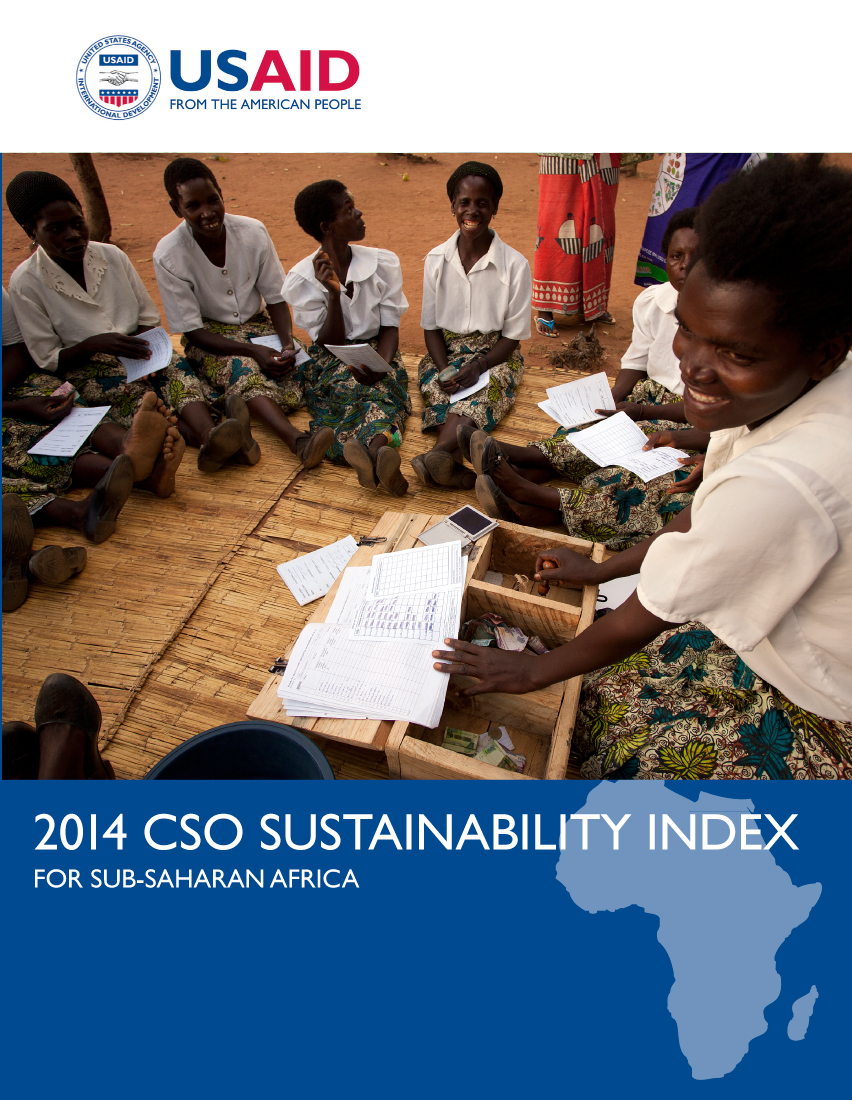 2014 CSO Sustainability Index for Sub-Saharan Africa