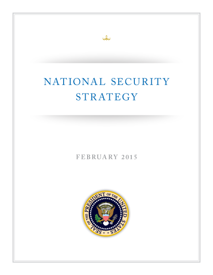 The 2015 National Security Strategy