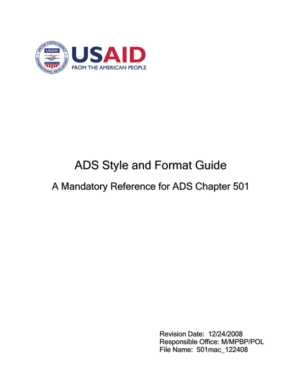 ADS Reference 501mac