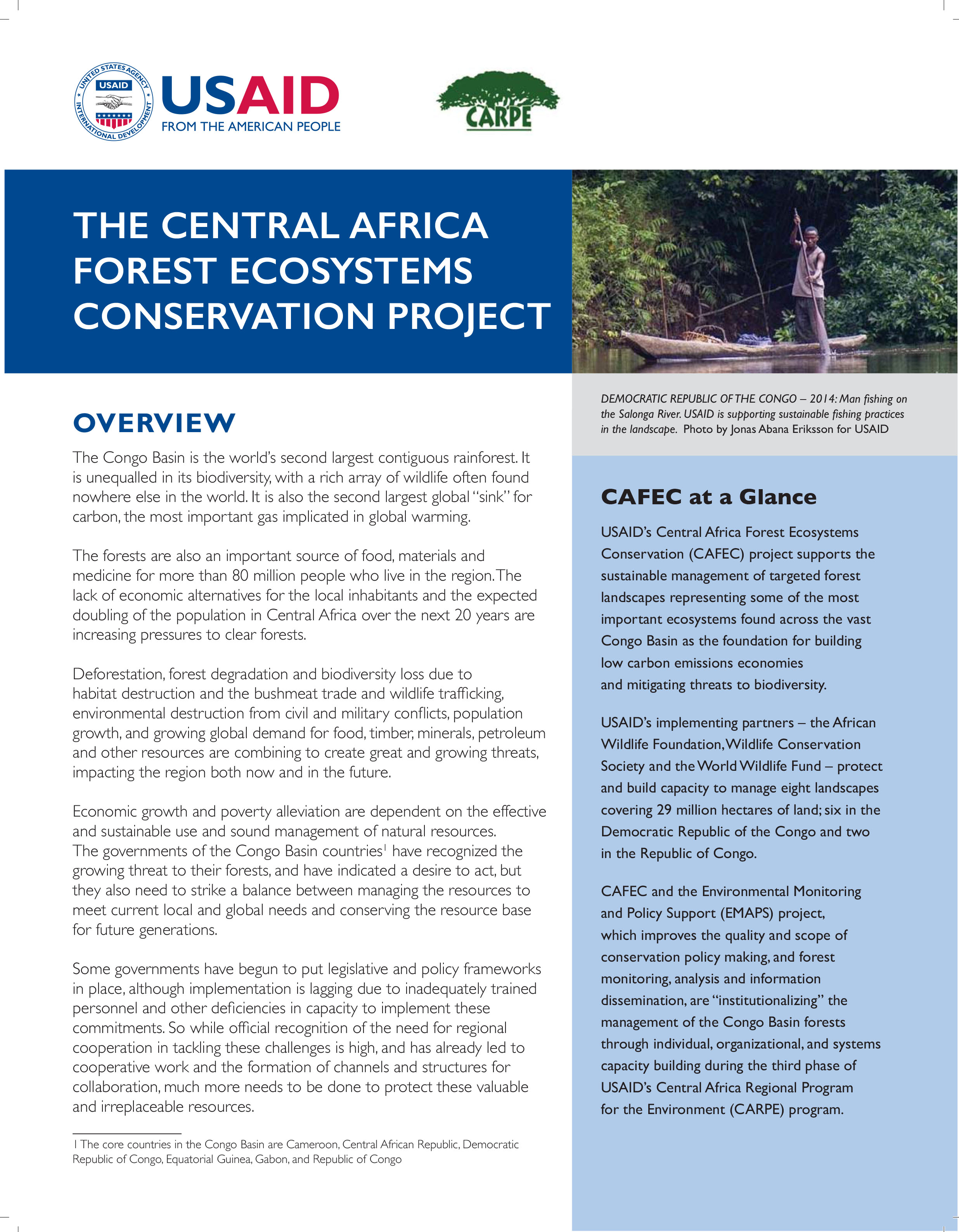The Central Africa Forest Ecosystems Conservation Project