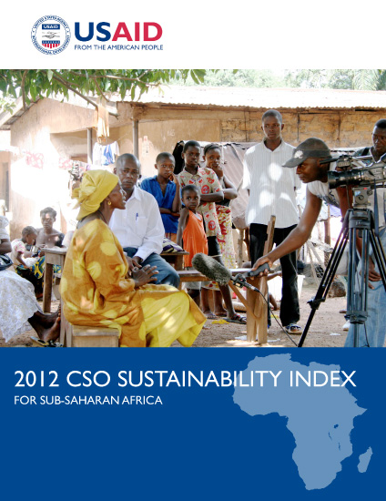 2012 Africa CSO Sustainability Report