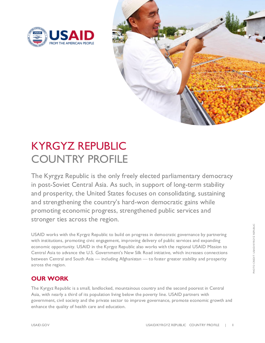 Country Profile - Kyrgyz Republic (March 2017)