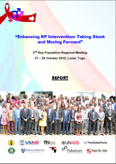 Report on West Africa's Second Key Population Regional Meeting, in Togo, October 27-29, 2015.