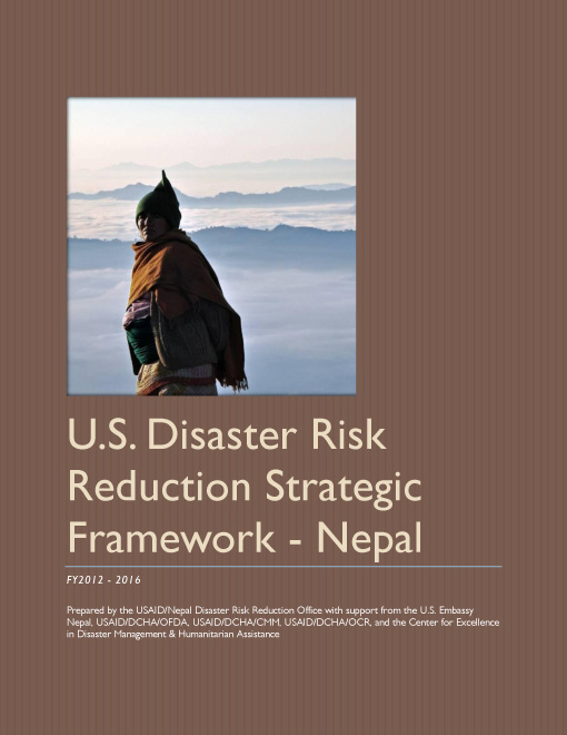 Disaster Risk Reduction Strategic Framework - Nepal