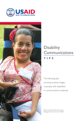 Communication tips to promote positive images of people with disabilities in communications materials