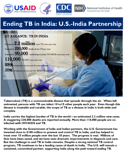 Ending TB in India: U.S.-India Partnership