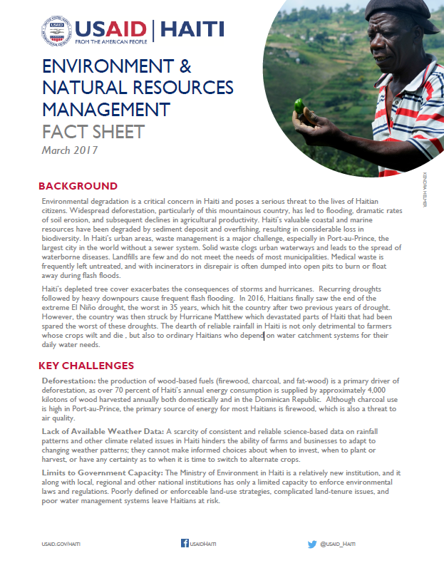 2017 Environment Fact Sheet