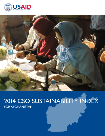 2014 CSO Sustainability Index (CSOSI) for Afghanistan