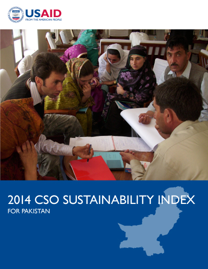 2014 CSO Sustainability Index (CSOSI) for Pakistan