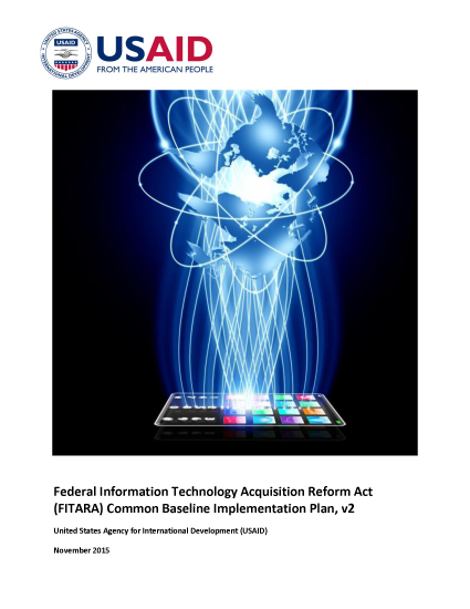 Federal Information Technology Acquisition Reform Act (FITARA) Common Baseline Implementation Plan, v2