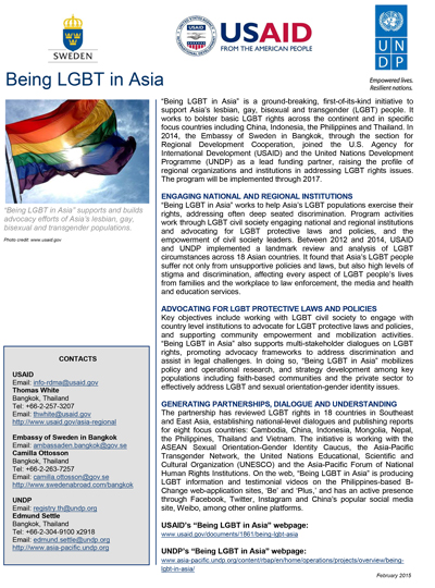 Being LGBT in Asia