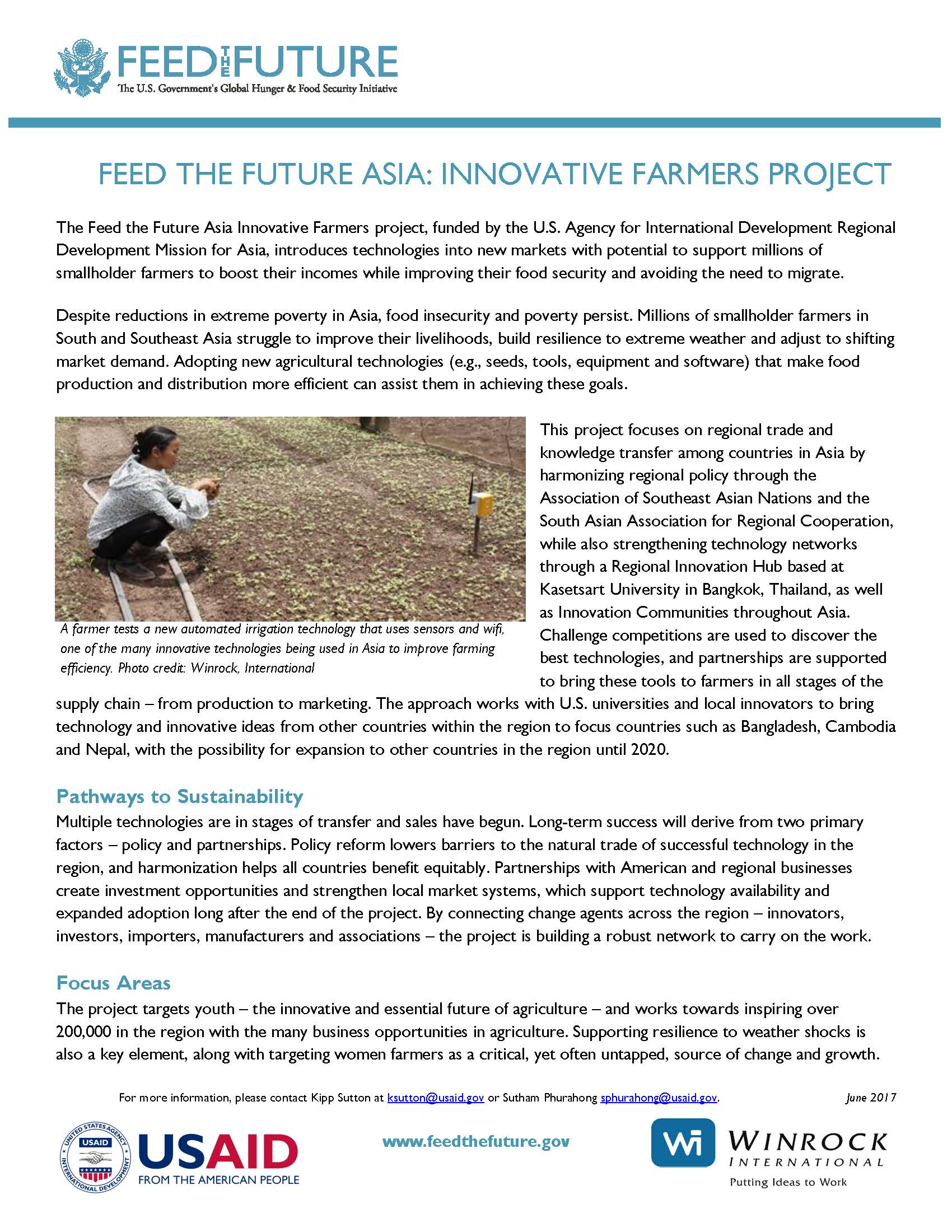 Feed the Future Asia Innovative Farmers_June 2017
