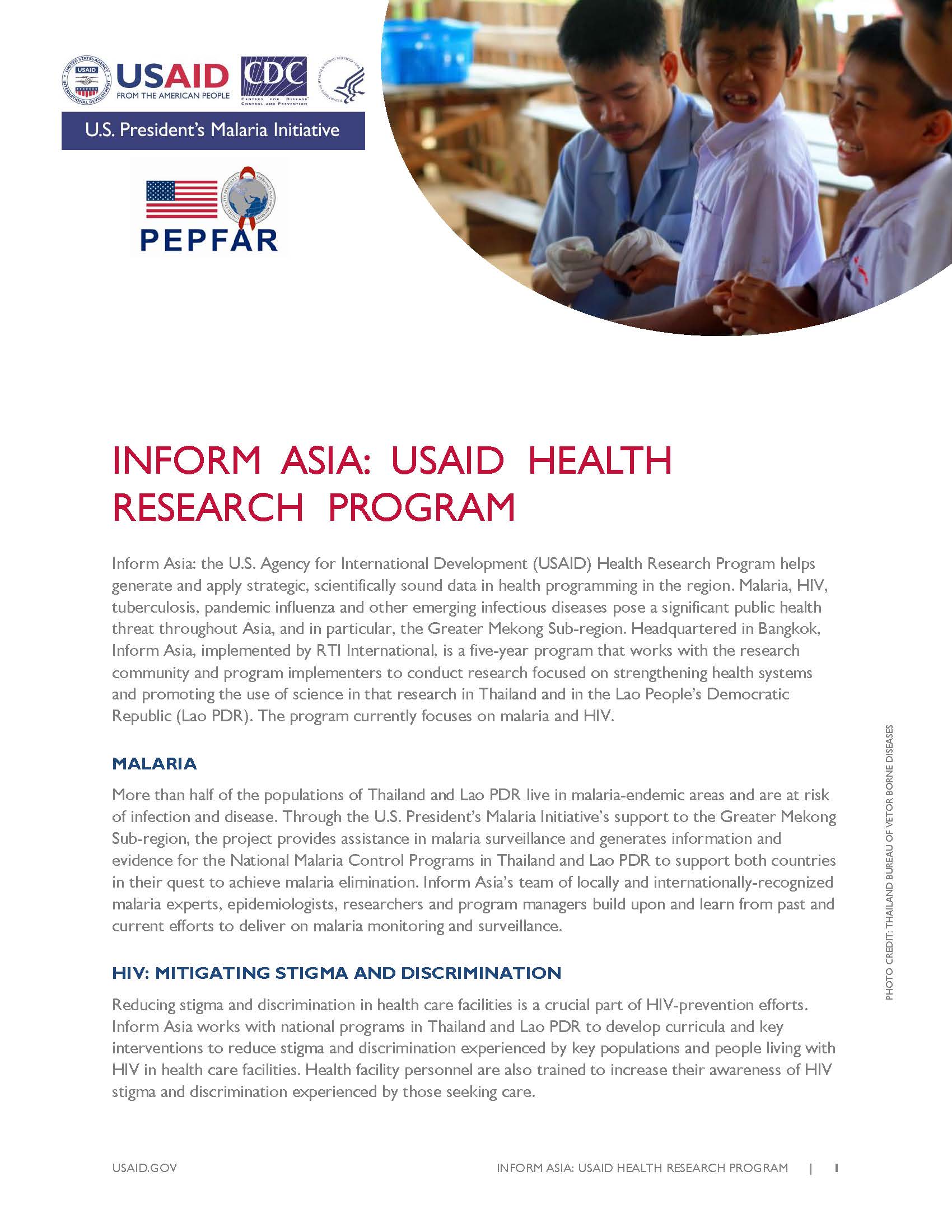 Inform Asia: USAID’s Health Research Program