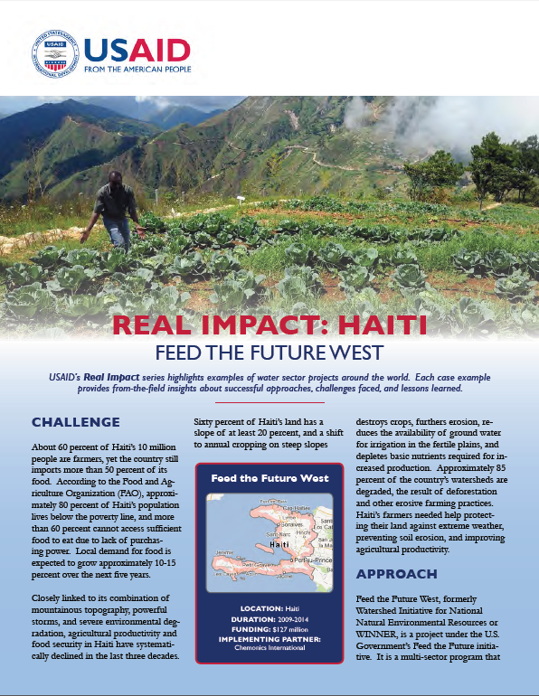 Real Impact: Haiti - Feed the Future West