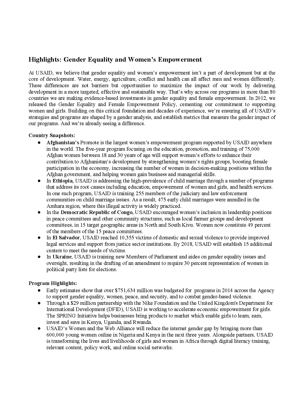 gender equality and women's empowerment research paper