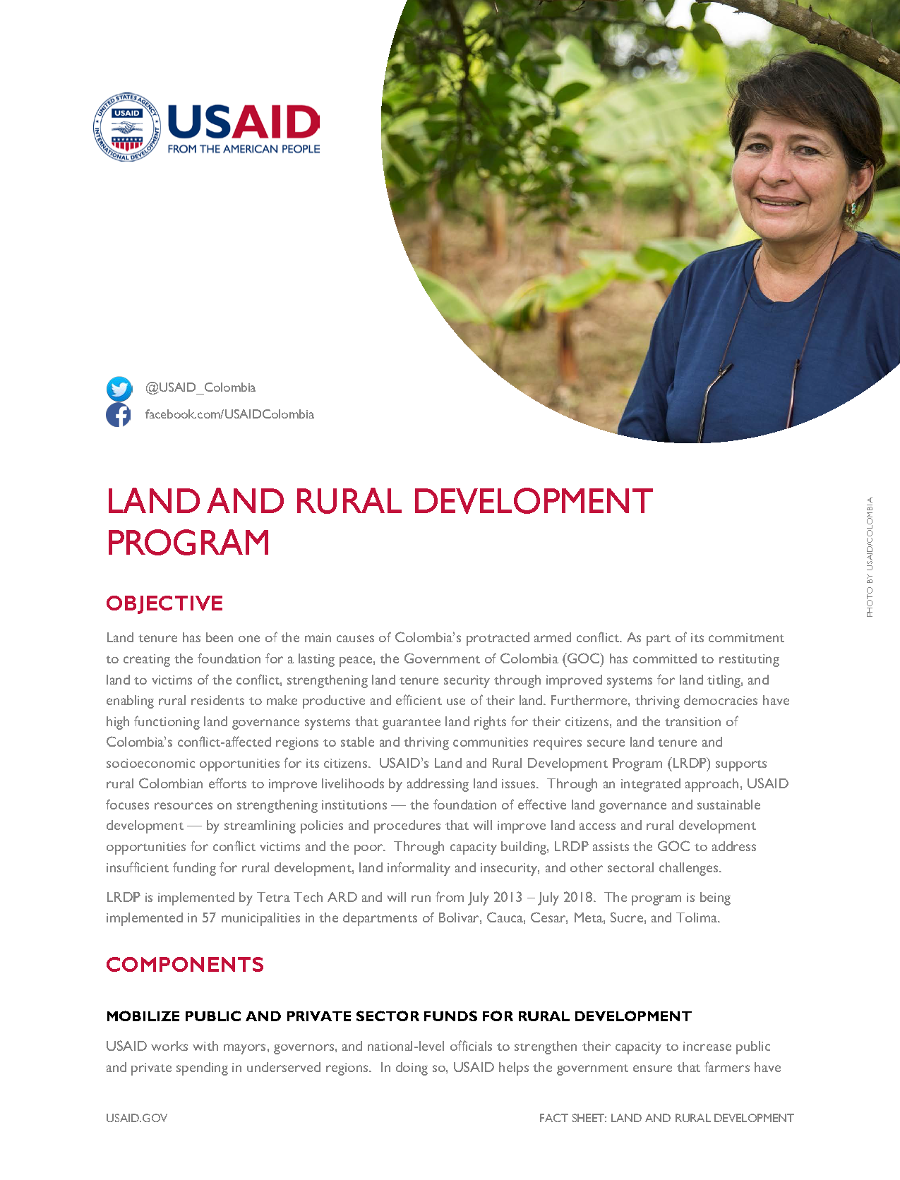 Land and Rural Development Program Fact Sheet