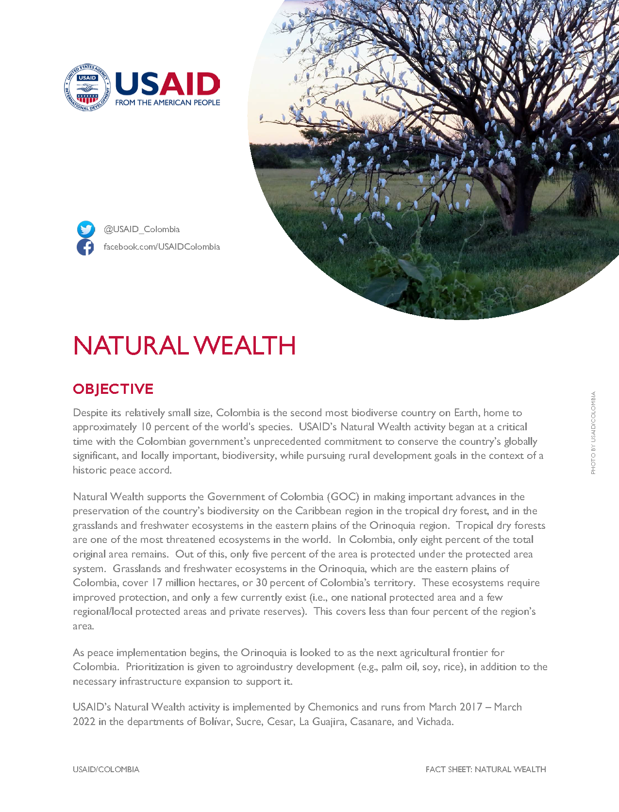 Natural Wealth Fact Sheet