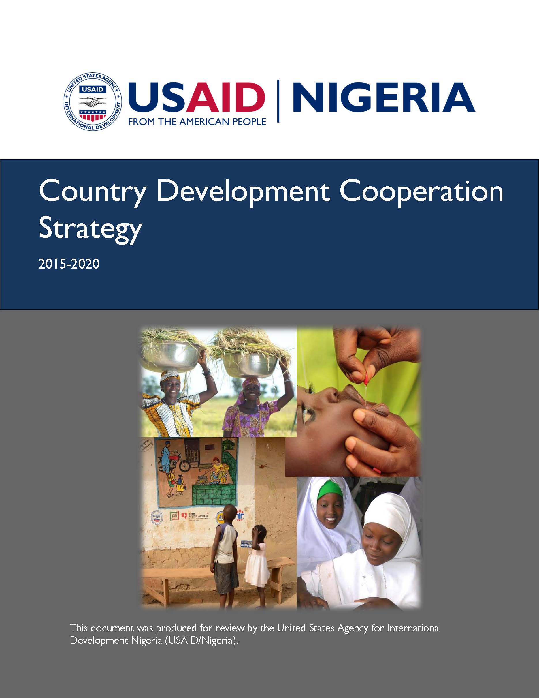 Nigeria Country Development Cooperation Strategy 2015-2020