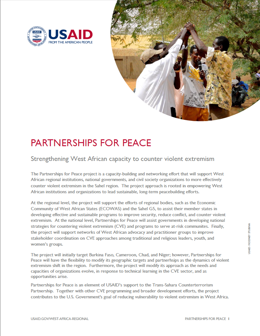 Click here to download the Fact Sheet on Partnerships for Peace
