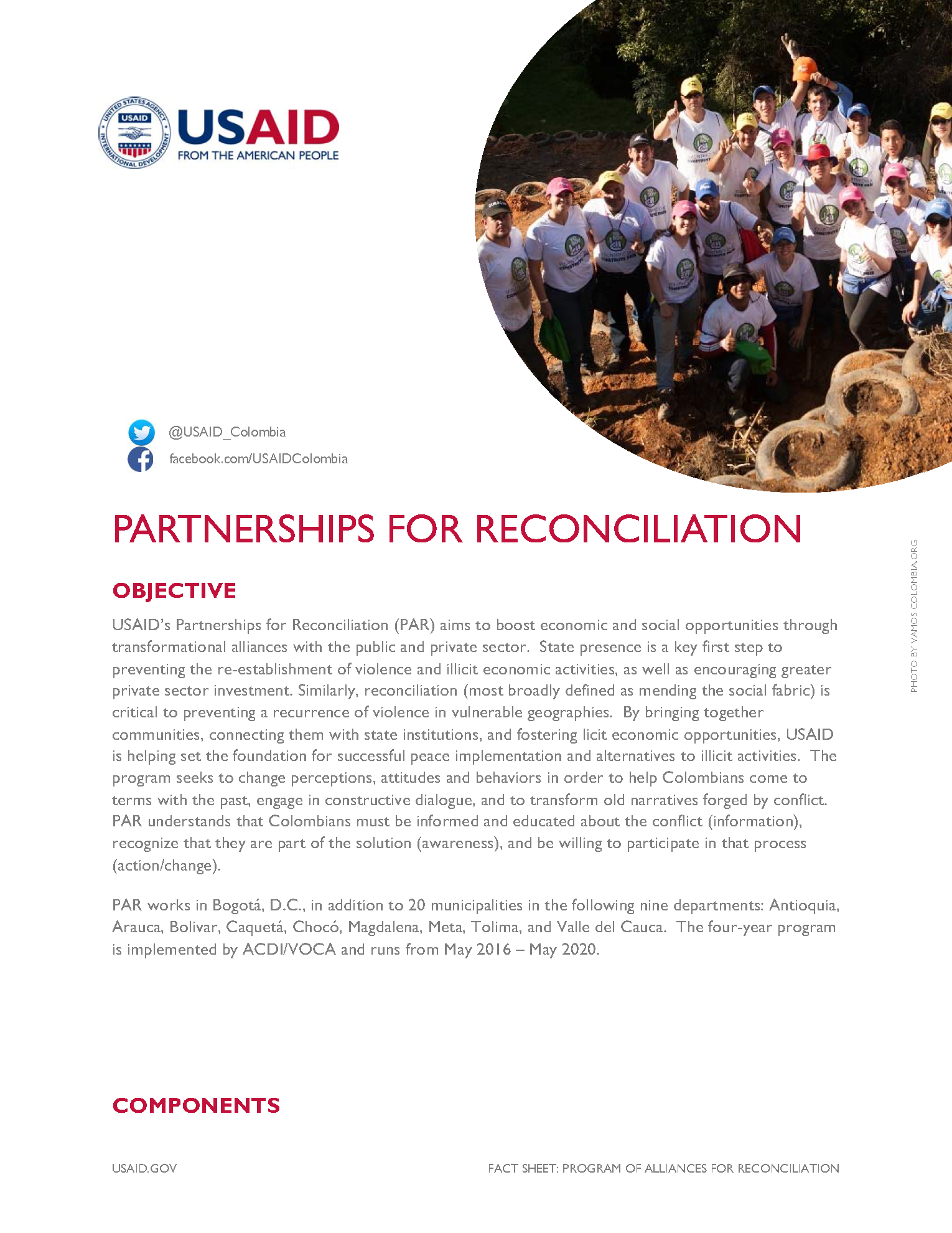 RIO - Partnerships for Reconciliation (PAR) Fact Sheet