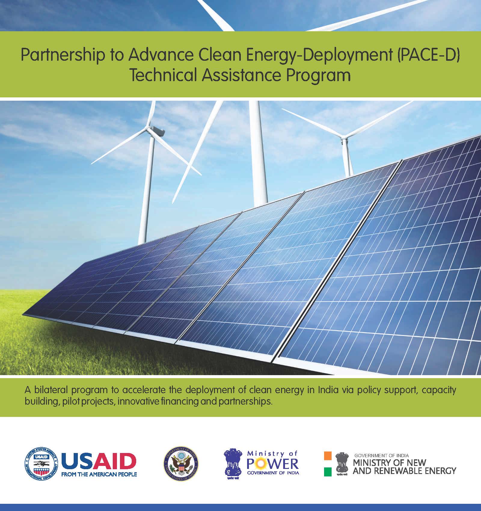 Brochure: Partnership to Advance Clean Energy-Deployment (PACE-D) Technical Assistance Program