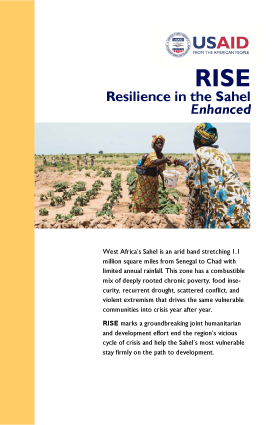 RISE (Resilience in the Sahel Enhanced) Brochure