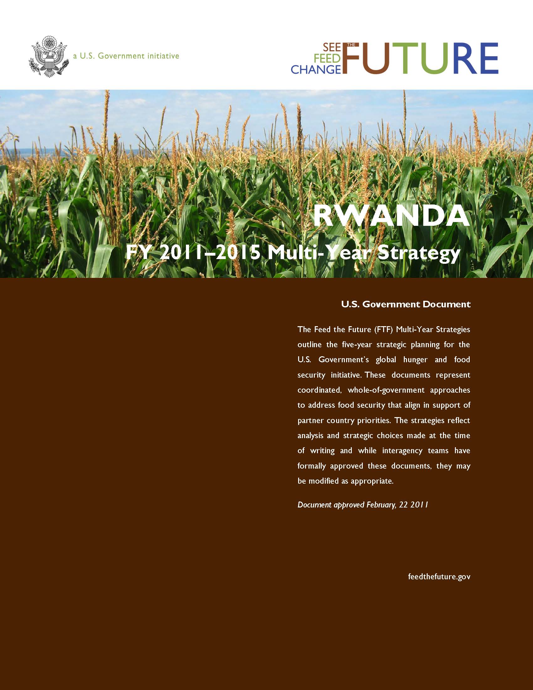 Rwanda Feed the Future Multi-Year Strategy 