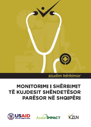 Monitorimi i Shërbimit të Kujdesit Shëndetësor Parësor në Shqipëri 