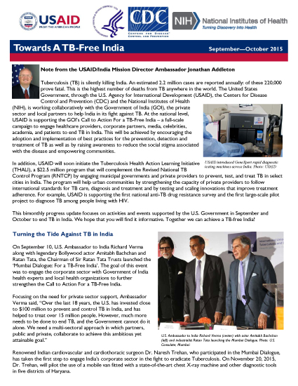 Towards A TB-Free India - September-October 2015