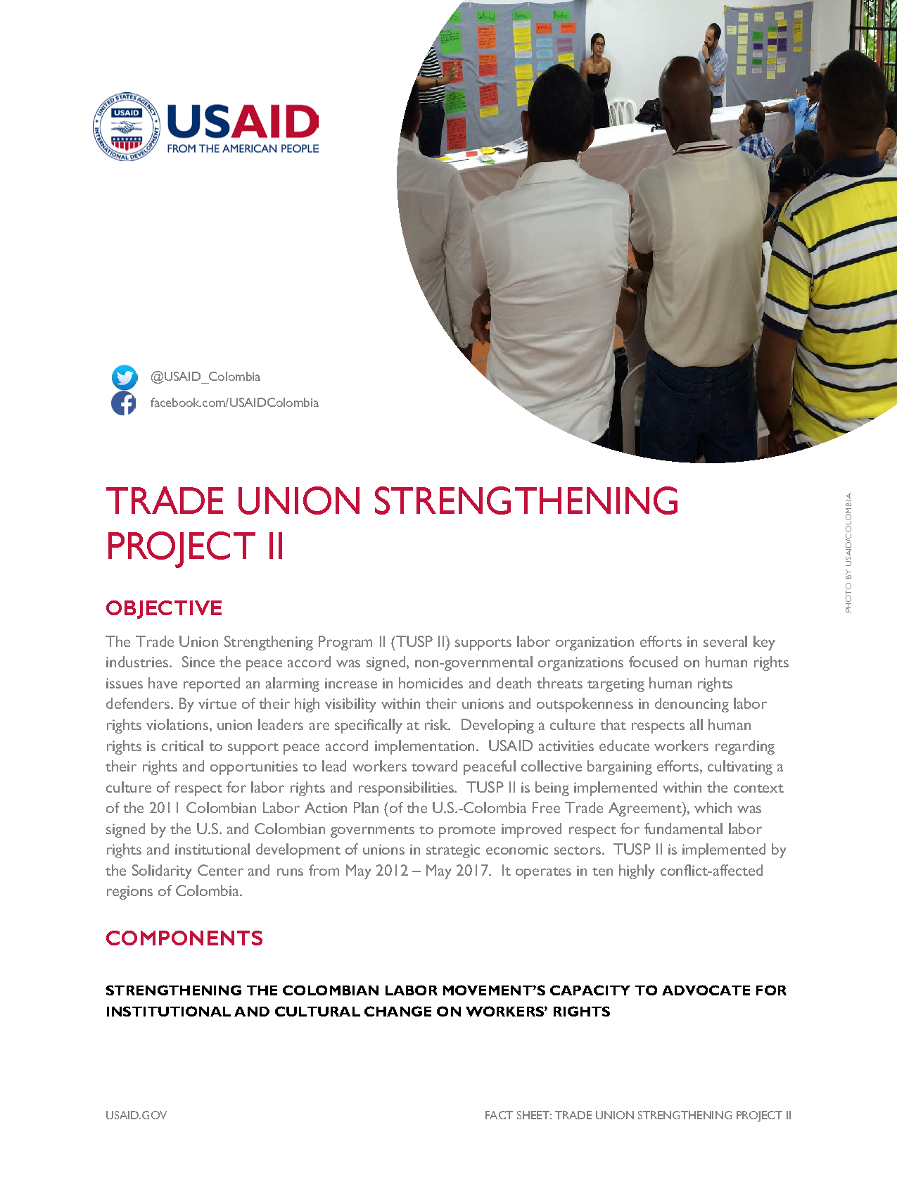 Trade Union Strengthening Program II 