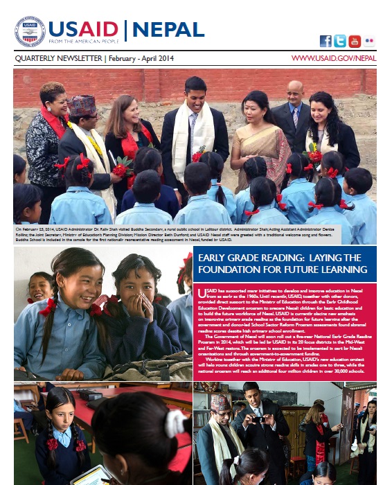 USAID/Nepal Quarterly Newsletter: February to April 2014