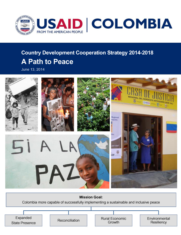 Colombia - Country Development Cooperation Strategy 2014-2018