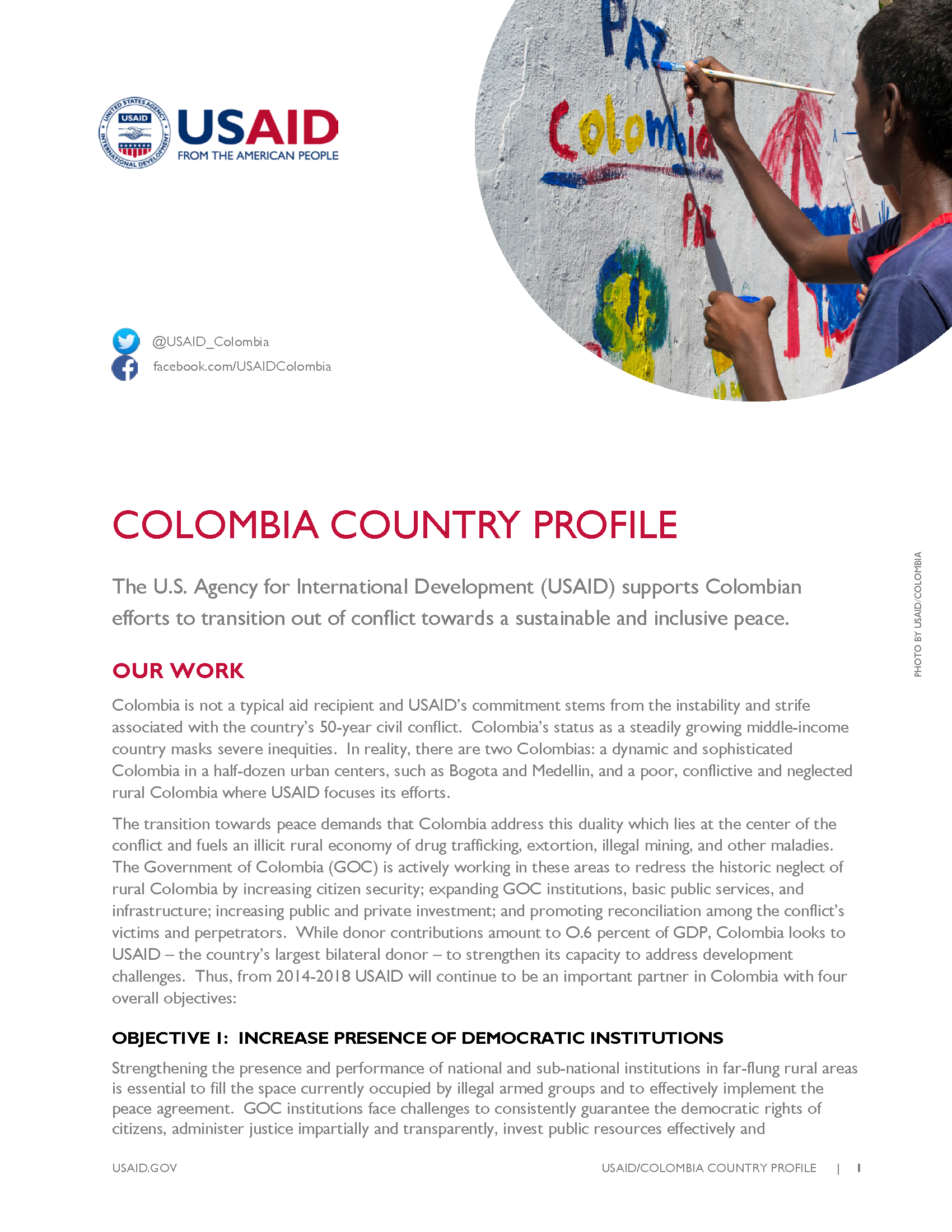 USAID/Colombia Program Overview