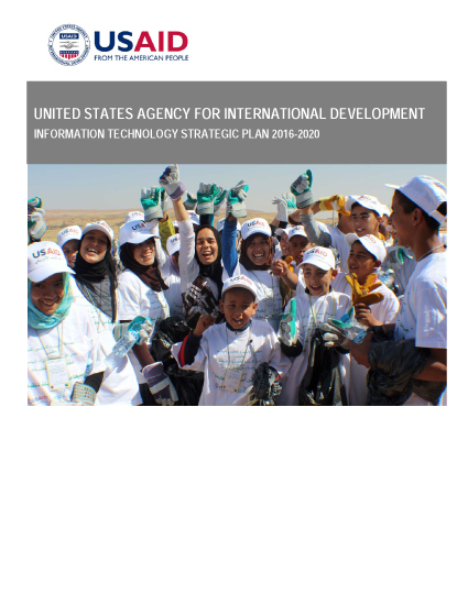 USAID Information Technology Strategic Plan (ITSP) FY 2016-2020