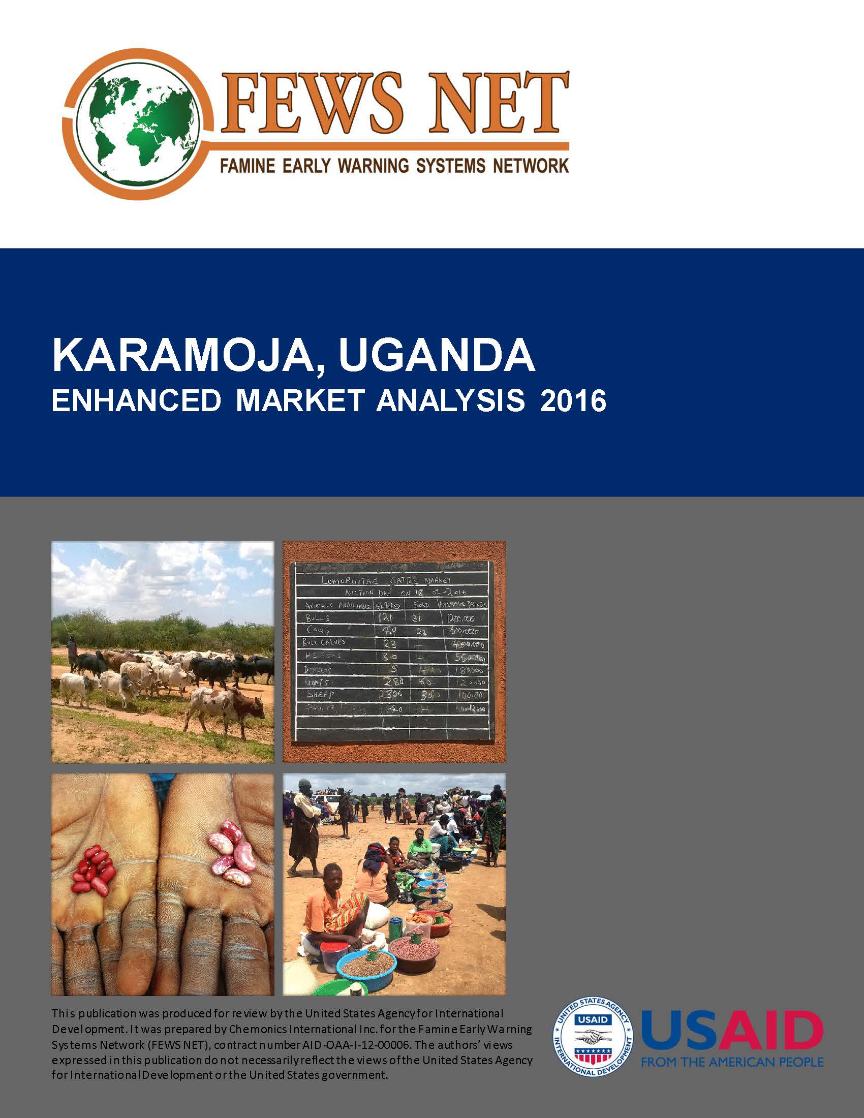 FFP FEWS NET Karamoja, Uganda Enhanced Market Analysis 2016
