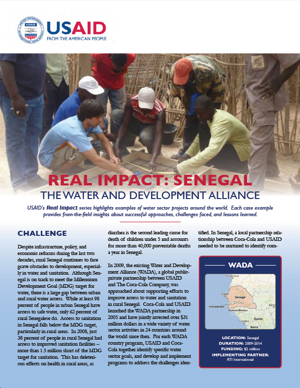 Real Impact: Senegal - The Water and Development Alliance