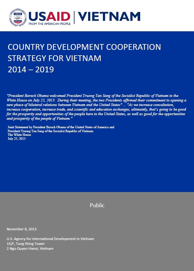 Country Development Cooperation Strategy for Vietnam (2014 - 2019)