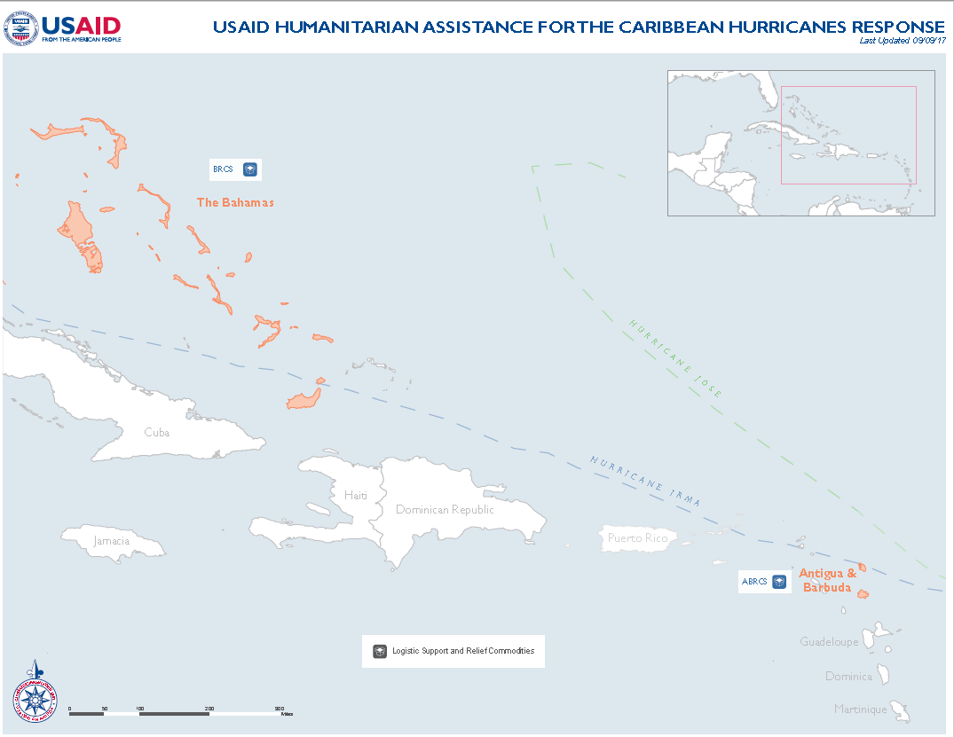 Caribbean Hurricanes - Map #3