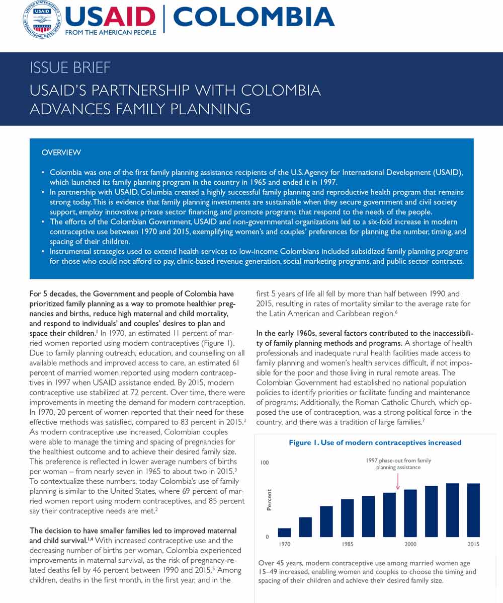 USAID's Partnership with Colombia Advances Family Planning