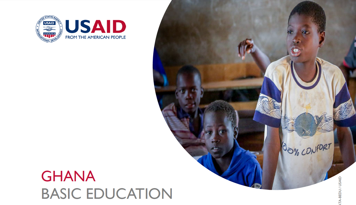 The goal of USAID’s education program is to increase the number of Ghanaian children who are able to read
