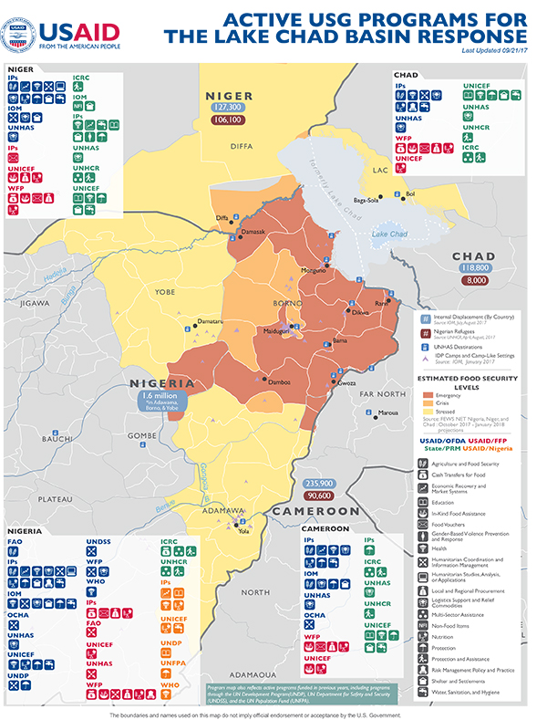 Lake Chad Map - 09-21-2017