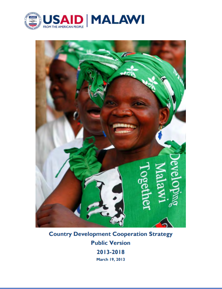 Malawi Country Development Cooperation Strategy 2013-2018