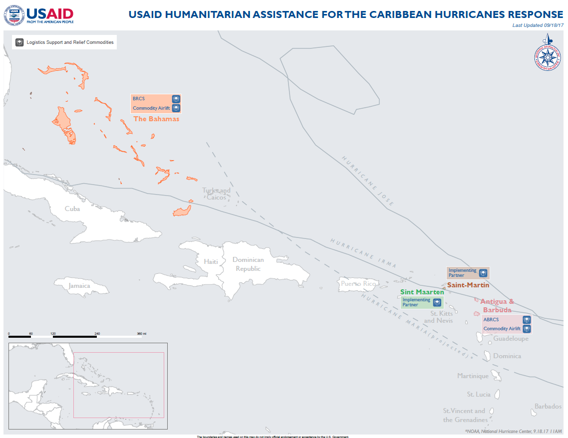 Caribbean Hurricanes - Map #10