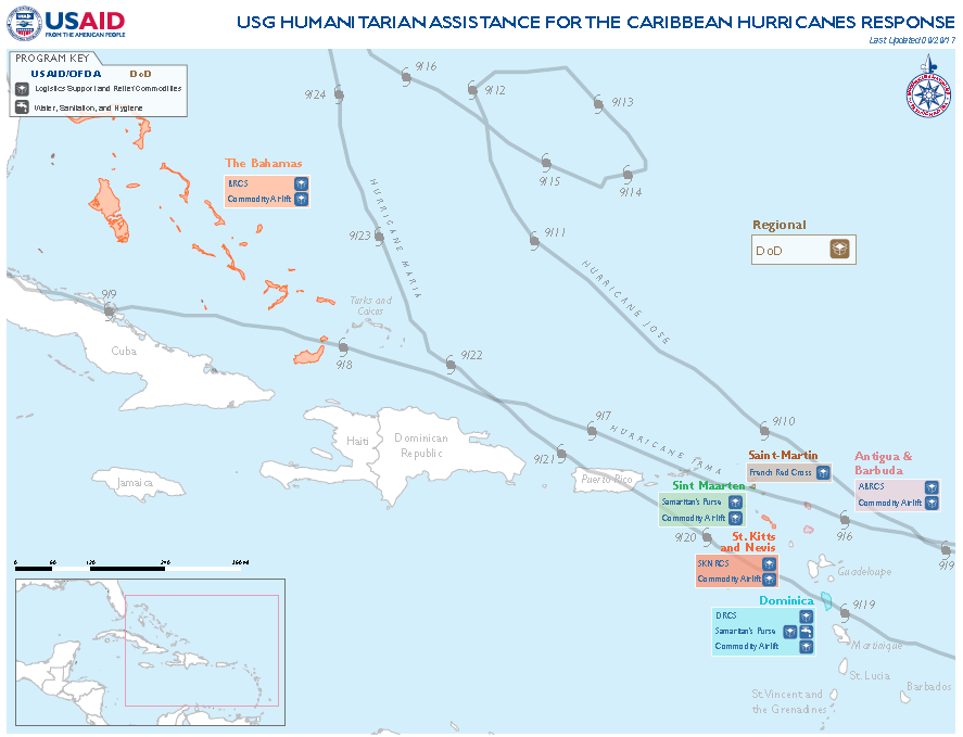 Caribbean Hurricanes -  Map #15