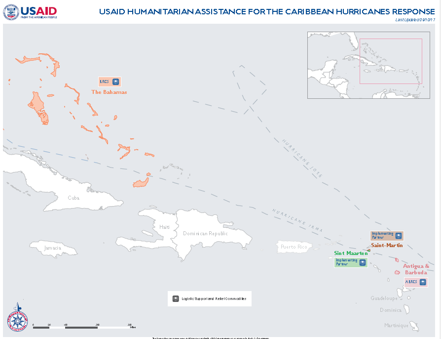 Caribbean Hurricanes - Map #4