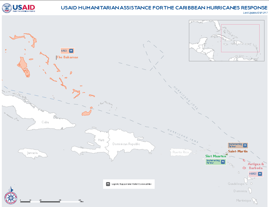 Caribbean Hurricanes - Map #6