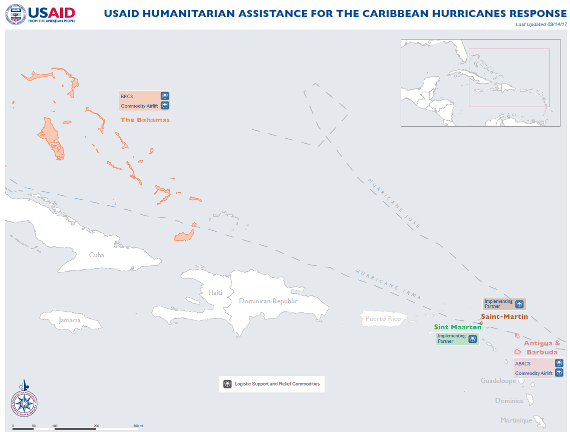 Caribbean Hurricanes - Map #8